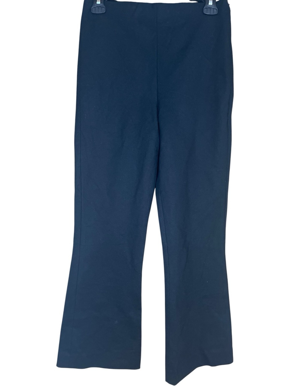 Zara The Kick Crop Flare Pants Black